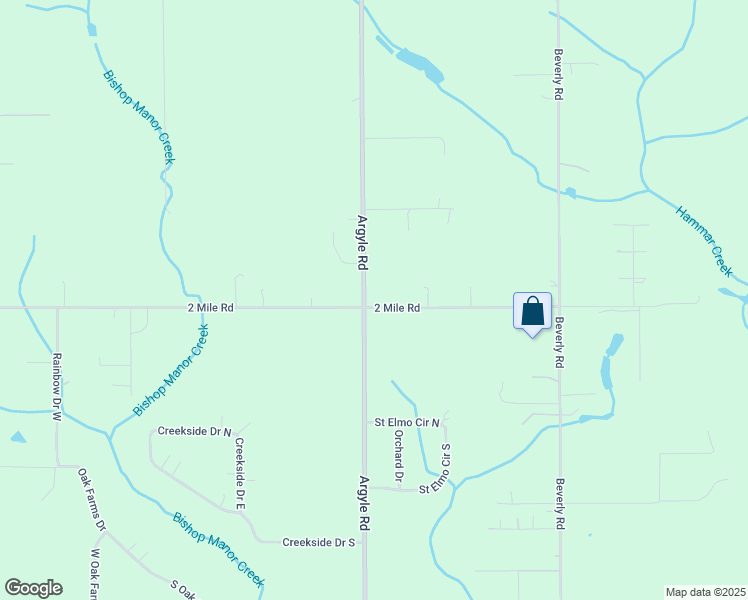 map of restaurants, bars, coffee shops, grocery stores, and more near 10445 Argyle Road in Irvington
