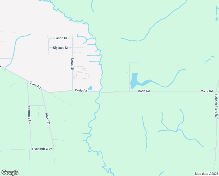 map of restaurants, bars, coffee shops, grocery stores, and more near 8300-8302 Coda Road in Moss Point