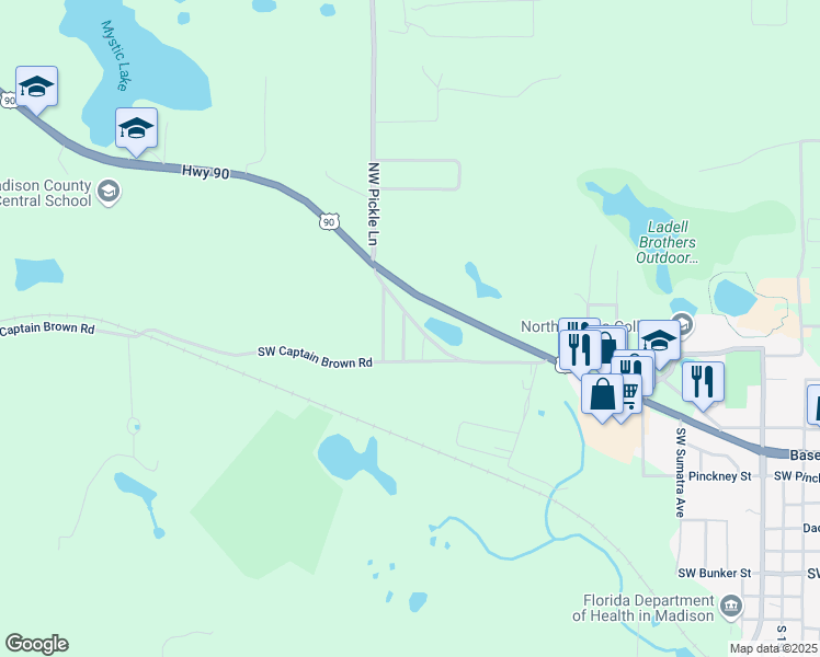 map of restaurants, bars, coffee shops, grocery stores, and more near 167 Southwest Lemoyne Avenue in Madison