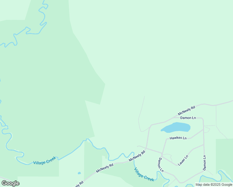 map of restaurants, bars, coffee shops, grocery stores, and more near McNeely Road in Kountze