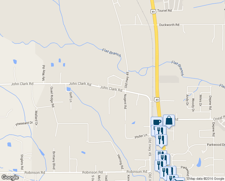 map of restaurants, bars, coffee shops, grocery stores, and more near 13115 Sweetwater Trail in Gulfport