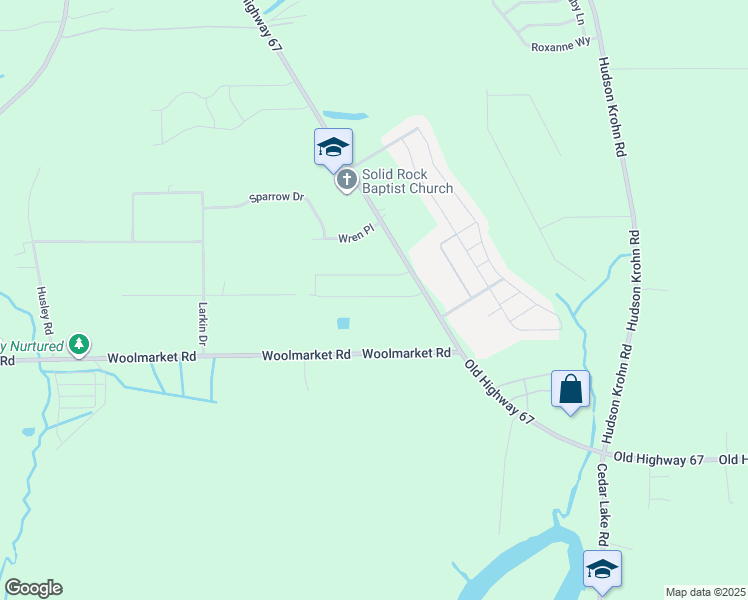 map of restaurants, bars, coffee shops, grocery stores, and more near 6446 Woolmarket Road in Biloxi
