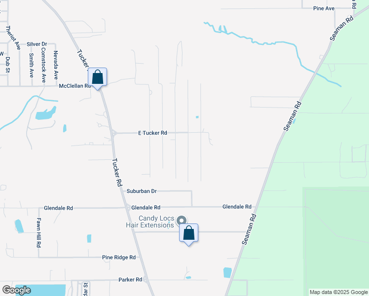 map of restaurants, bars, coffee shops, grocery stores, and more near 9201 Travis Ave in Ocean Springs