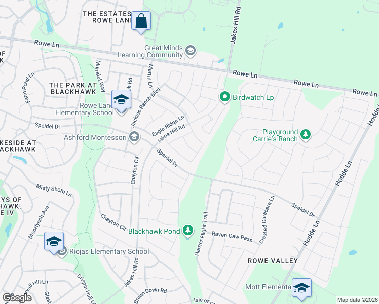 map of restaurants, bars, coffee shops, grocery stores, and more near 3508 Tree Swallow Way in Pflugerville