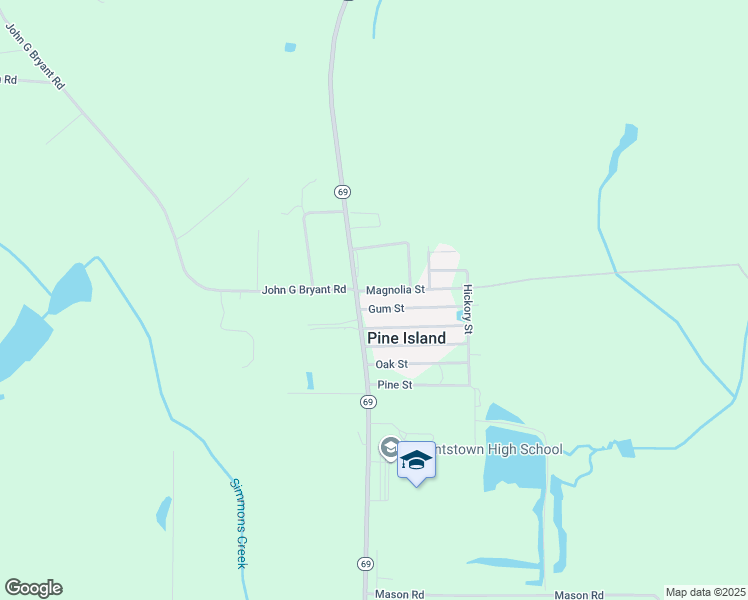 map of restaurants, bars, coffee shops, grocery stores, and more near 20742 Magnolia Street in Blountstown