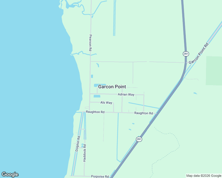 map of restaurants, bars, coffee shops, grocery stores, and more near in Garcon Point