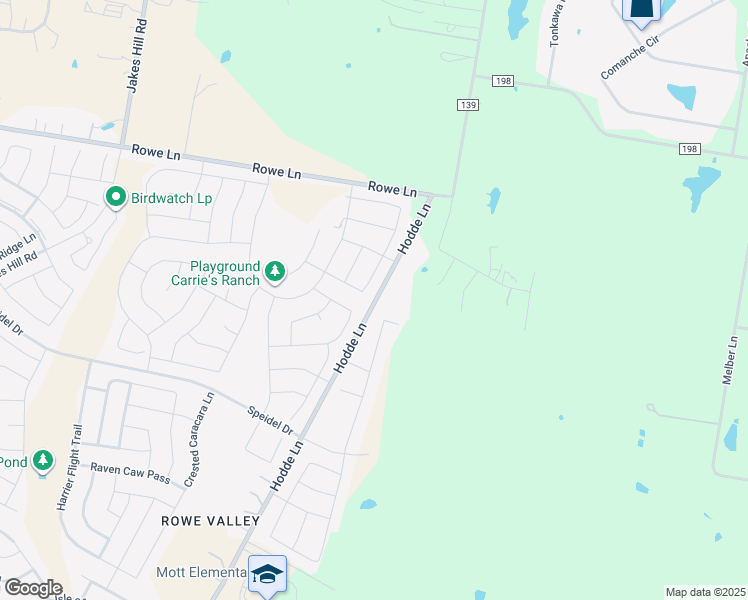 map of restaurants, bars, coffee shops, grocery stores, and more near 20 Hodde Lane in Pflugerville