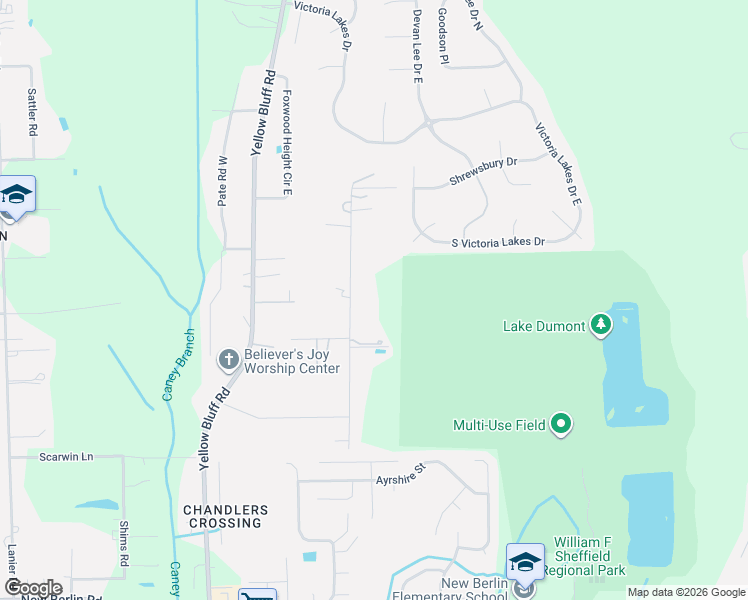 map of restaurants, bars, coffee shops, grocery stores, and more near 13221 Peaceful Road in Jacksonville