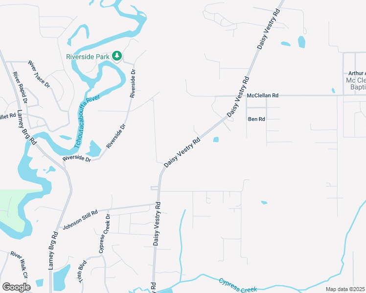 map of restaurants, bars, coffee shops, grocery stores, and more near 9216-9300 Daisy Vestry Rd in Biloxi
