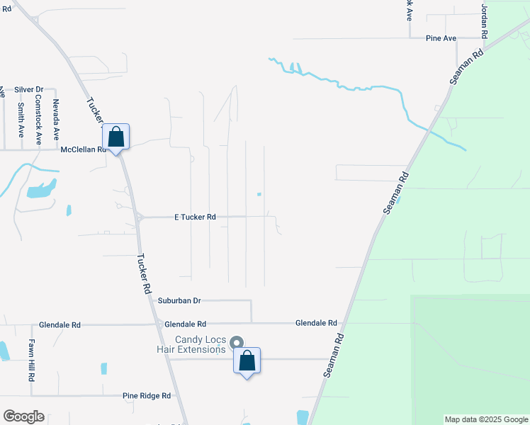 map of restaurants, bars, coffee shops, grocery stores, and more near 9300 Entrekin Avenue in Vancleave