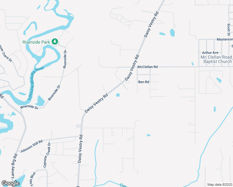 map of restaurants, bars, coffee shops, grocery stores, and more near 9300 Daisy Vestry Rd in Biloxi