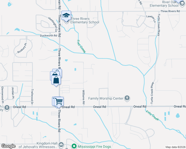map of restaurants, bars, coffee shops, grocery stores, and more near 13101 Heathers Cove in Gulfport