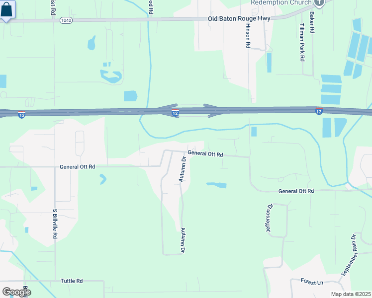map of restaurants, bars, coffee shops, grocery stores, and more near 42663 Edgewater Lane in Hammond