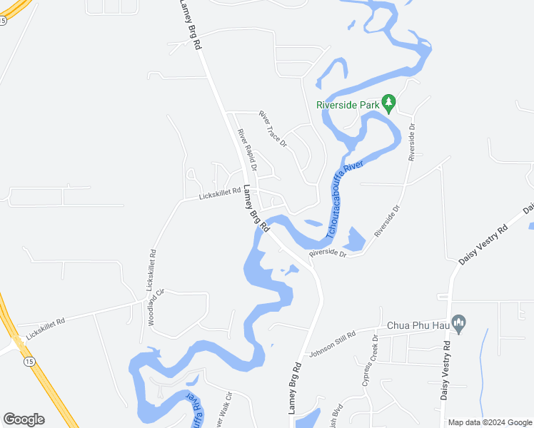 map of restaurants, bars, coffee shops, grocery stores, and more near 3487 Riverbend Cove in Biloxi