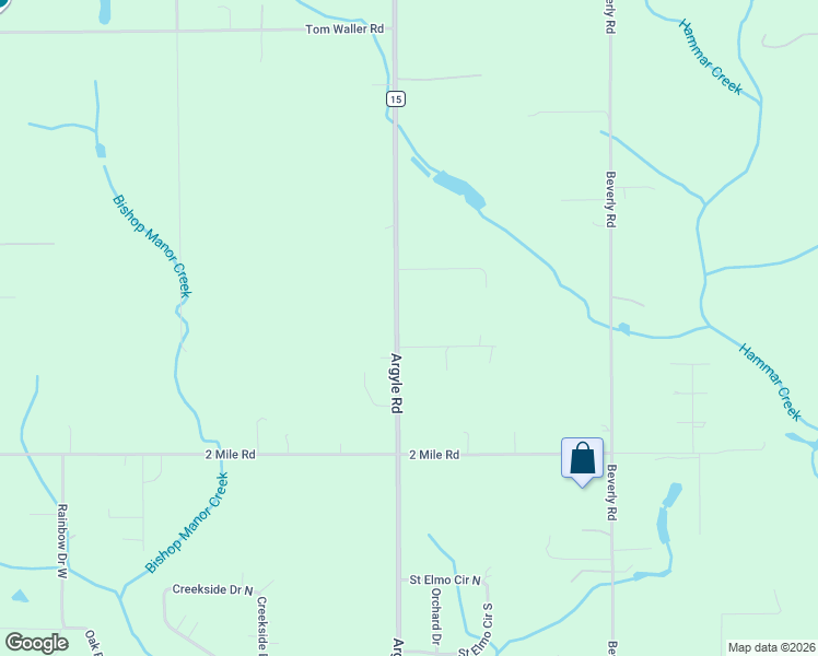map of restaurants, bars, coffee shops, grocery stores, and more near 10285 Argyle Road in Irvington