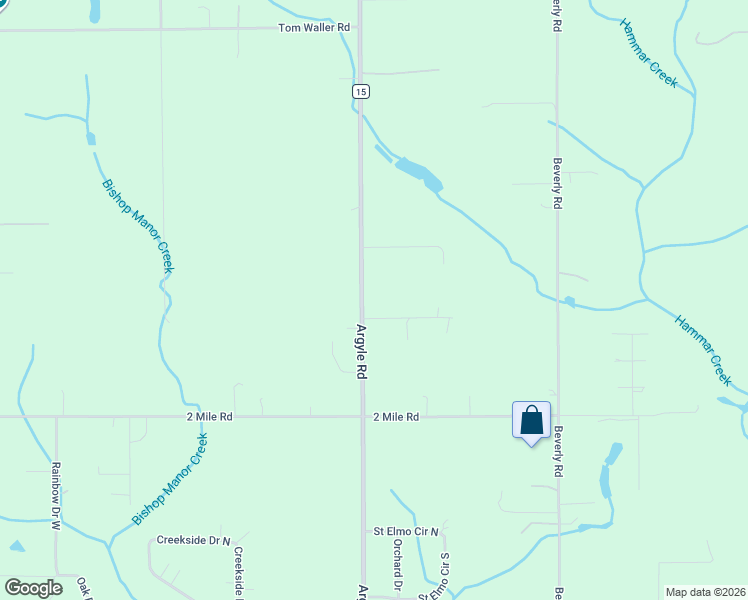 map of restaurants, bars, coffee shops, grocery stores, and more near 10285 Argyle Road in Irvington