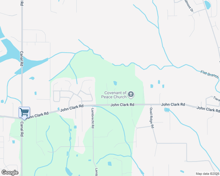 map of restaurants, bars, coffee shops, grocery stores, and more near 13682 John Clark Road in Gulfport