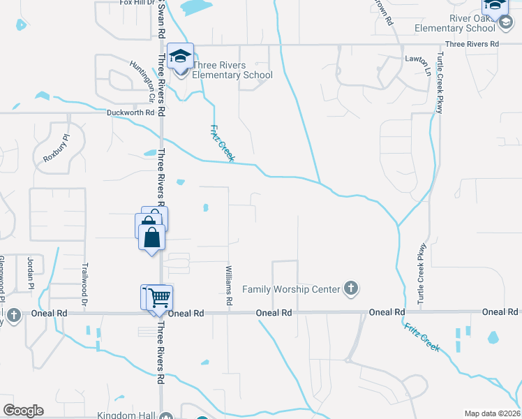 map of restaurants, bars, coffee shops, grocery stores, and more near 13101-13199 Heathers Cove in Gulfport