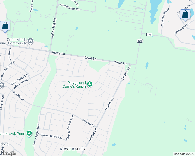 map of restaurants, bars, coffee shops, grocery stores, and more near 20917 Claire Jean Path in Pflugerville