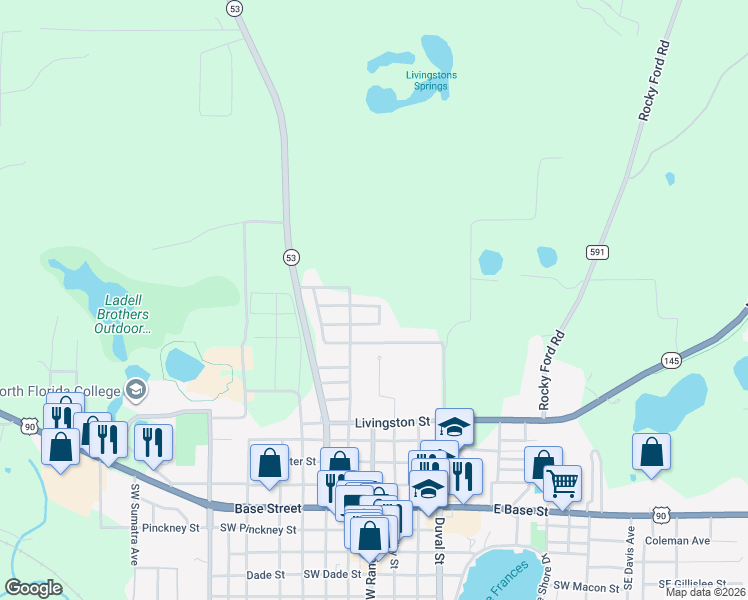 map of restaurants, bars, coffee shops, grocery stores, and more near 205 Northeast Bevan Loop in Madison