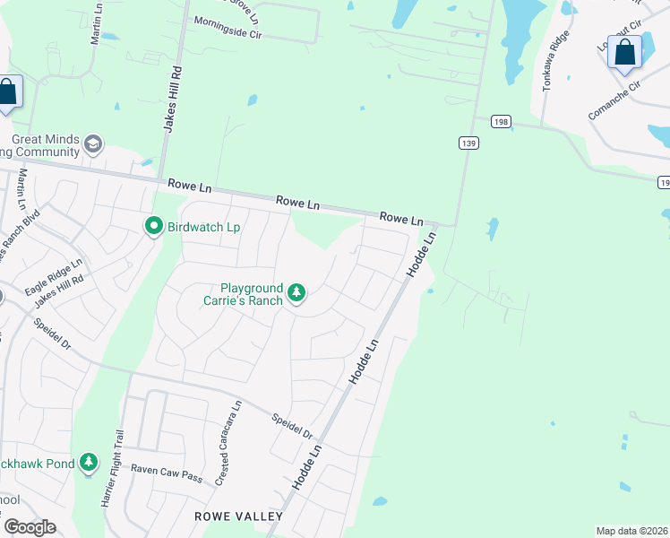 map of restaurants, bars, coffee shops, grocery stores, and more near 20917 Claire Jean Path in Pflugerville