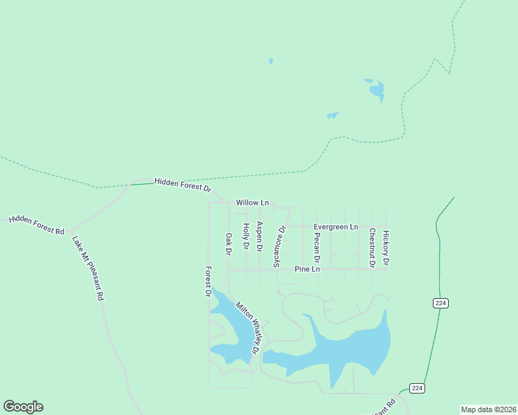 map of restaurants, bars, coffee shops, grocery stores, and more near 15875 Aspen Drive in Montgomery