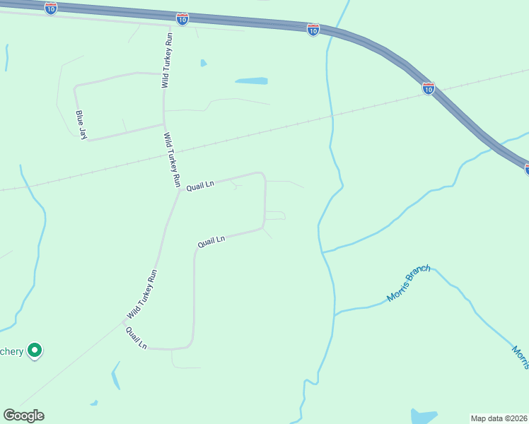 map of restaurants, bars, coffee shops, grocery stores, and more near 418 Quail Lane in Monticello