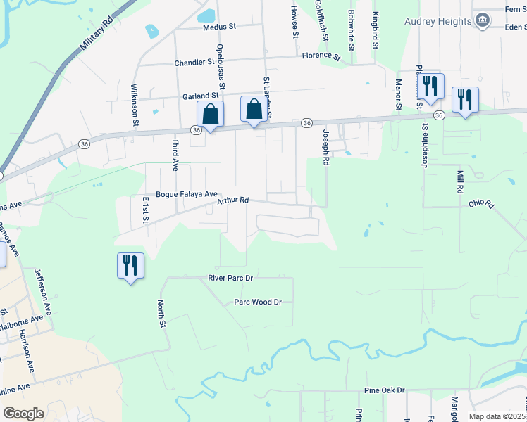 map of restaurants, bars, coffee shops, grocery stores, and more near 244 Vintage Drive in Covington