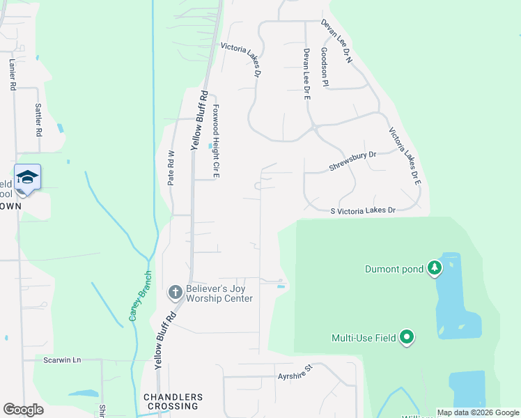 map of restaurants, bars, coffee shops, grocery stores, and more near 13293 Peaceful Road in Jacksonville