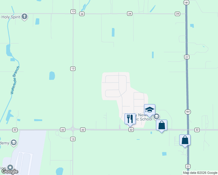 map of restaurants, bars, coffee shops, grocery stores, and more near 9319 McQueen Drive in Fairhope