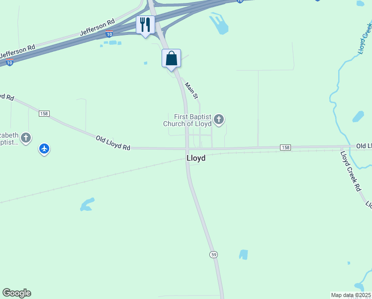 map of restaurants, bars, coffee shops, grocery stores, and more near in Lloyd