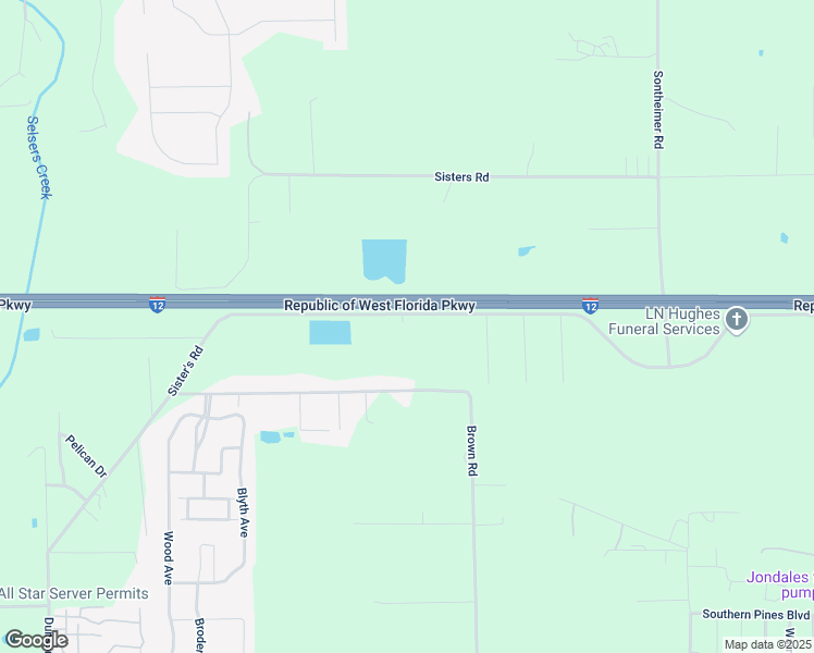 map of restaurants, bars, coffee shops, grocery stores, and more near South I - 12 Service Road in Ponchatoula