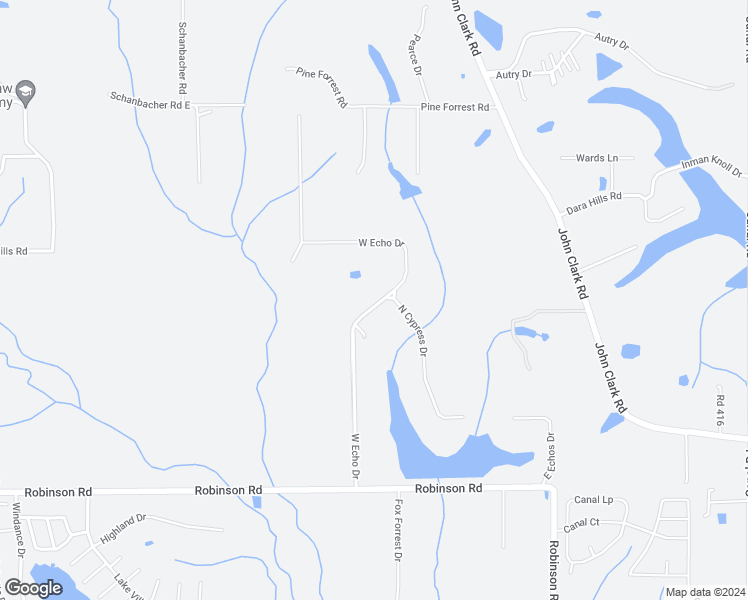 map of restaurants, bars, coffee shops, grocery stores, and more near 13253 West Echo Drive in Gulfport