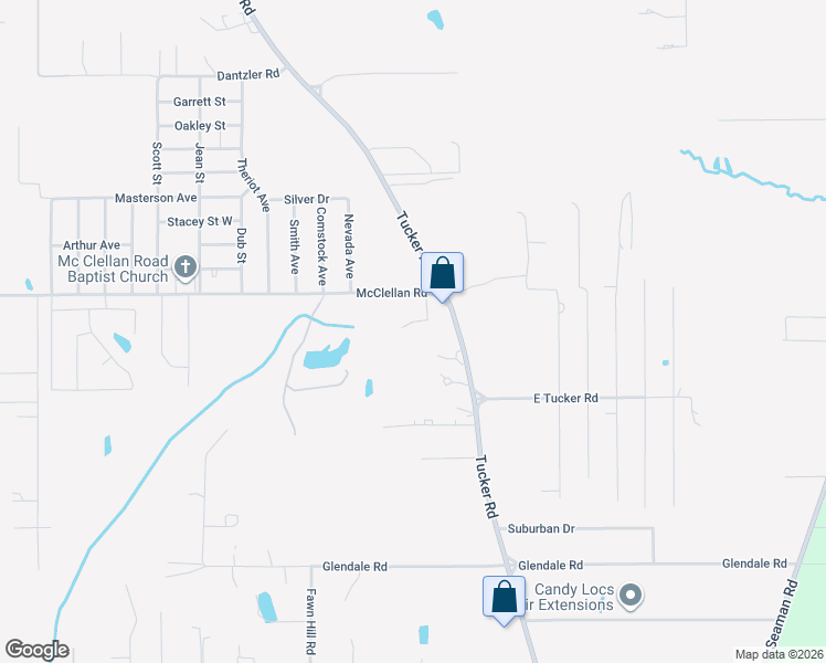 map of restaurants, bars, coffee shops, grocery stores, and more near 9413 Tucker Road in Biloxi