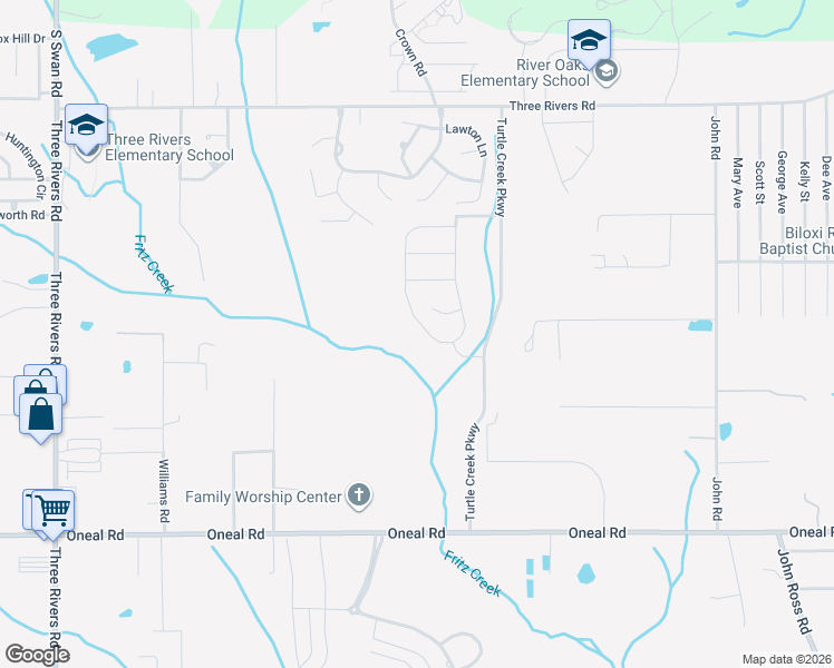map of restaurants, bars, coffee shops, grocery stores, and more near 13251 Terrapin Cove in Gulfport