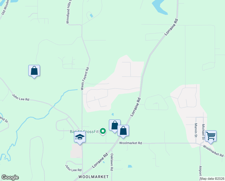 map of restaurants, bars, coffee shops, grocery stores, and more near 9230 Natures Trail in Biloxi