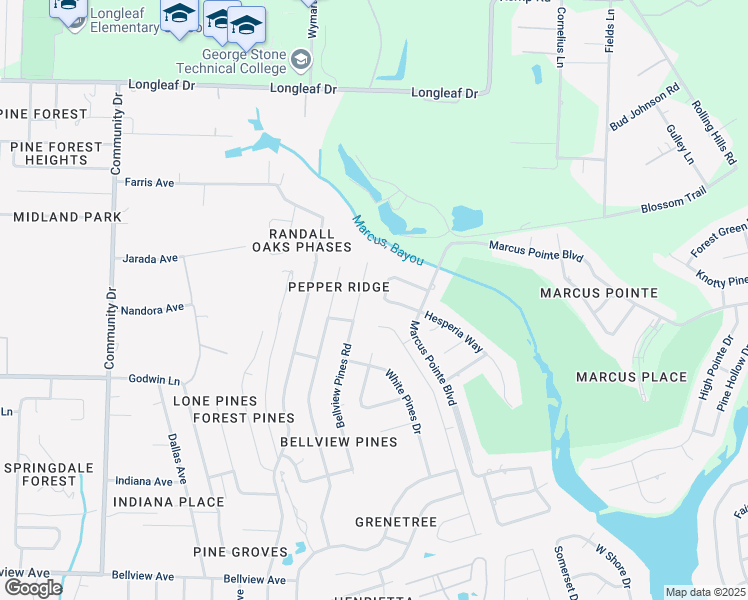 map of restaurants, bars, coffee shops, grocery stores, and more near 3016 Liana Lane in Pensacola