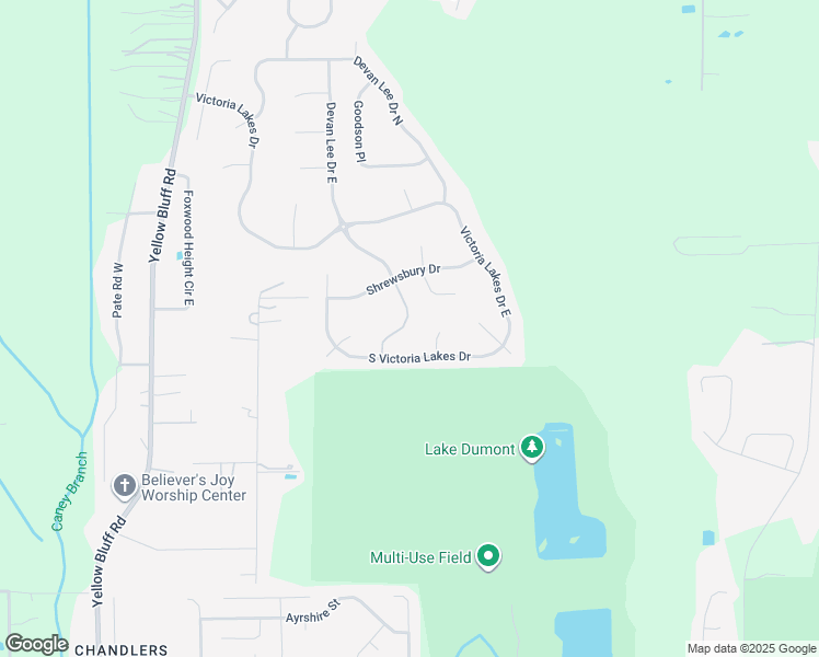 map of restaurants, bars, coffee shops, grocery stores, and more near 13407 Devan Lee Drive East in Jacksonville