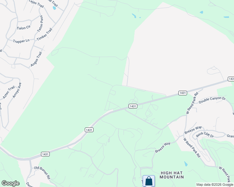 map of restaurants, bars, coffee shops, grocery stores, and more near 19831 Old Farm to Market Road 1431 in Lago Vista