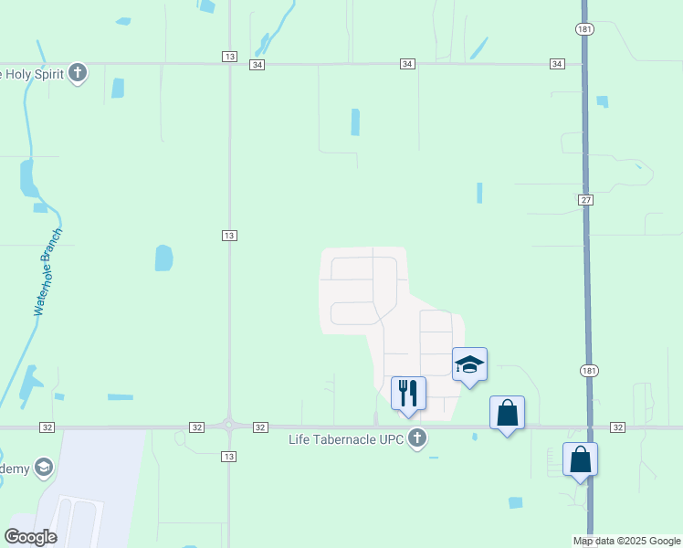 map of restaurants, bars, coffee shops, grocery stores, and more near 9319 McQueen Drive in Fairhope