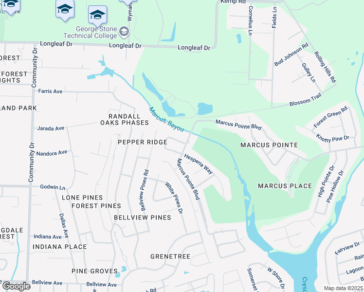 map of restaurants, bars, coffee shops, grocery stores, and more near 3072 Liana Lane in Pensacola