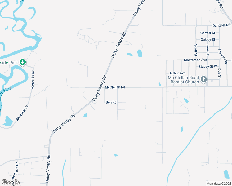 map of restaurants, bars, coffee shops, grocery stores, and more near 15812 Adam Road in Biloxi
