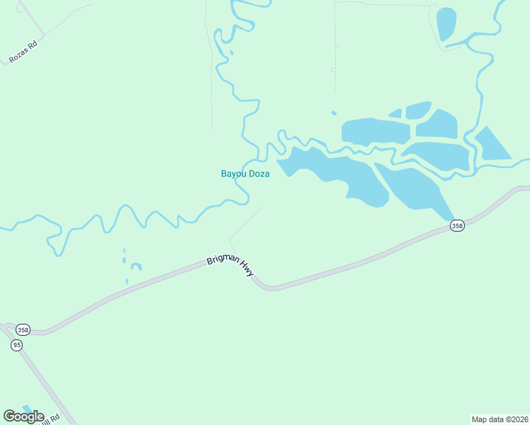 map of restaurants, bars, coffee shops, grocery stores, and more near 200 Bayou Doza Road in Eunice