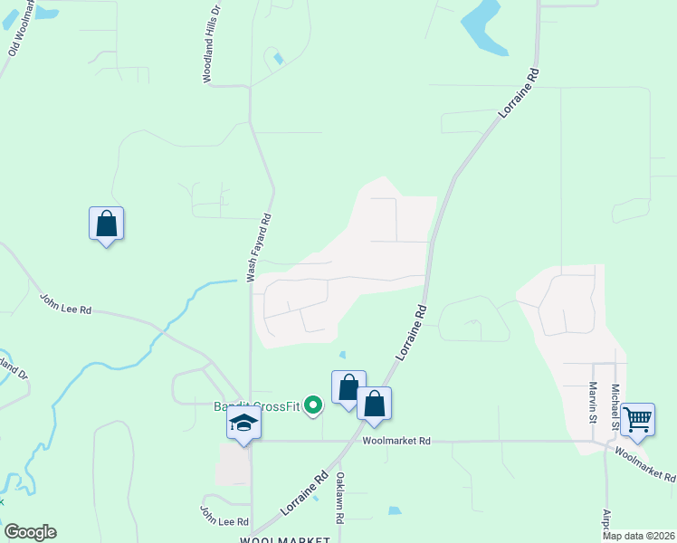 map of restaurants, bars, coffee shops, grocery stores, and more near 9230 Natures Trail in Biloxi
