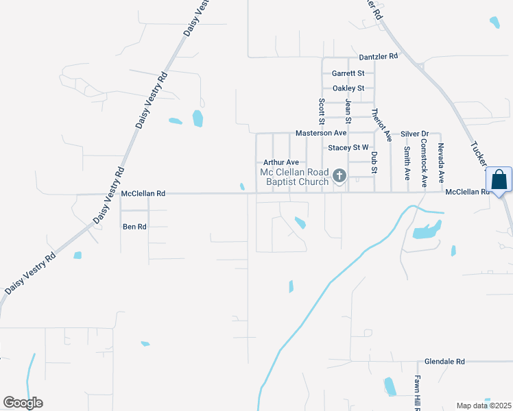 map of restaurants, bars, coffee shops, grocery stores, and more near 9505 Myers Street in Ocean Springs