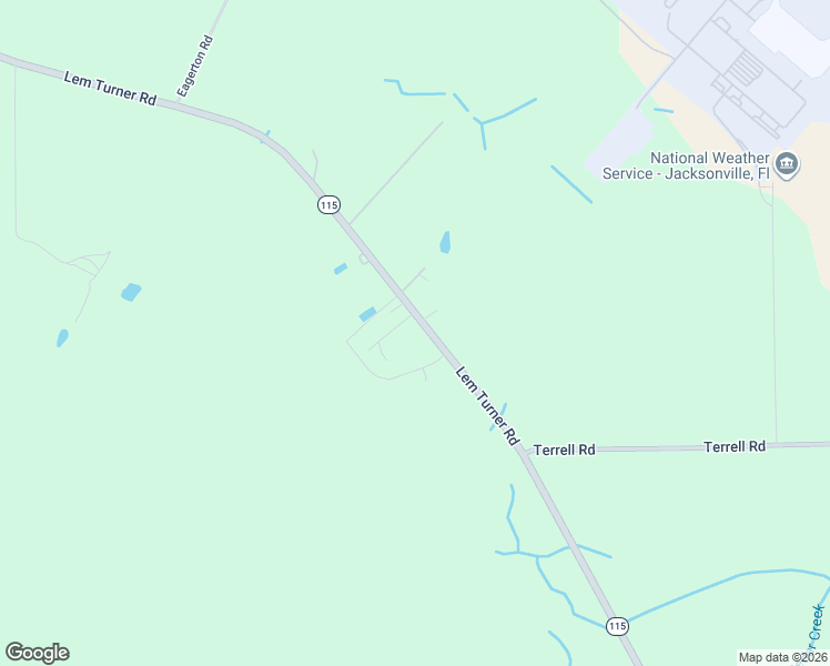 map of restaurants, bars, coffee shops, grocery stores, and more near 13814 Lem Turner Road in Jacksonville