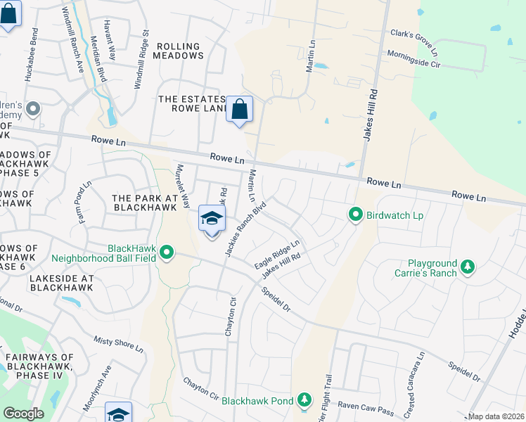 map of restaurants, bars, coffee shops, grocery stores, and more near 3405 Plover Run Trail in Pflugerville