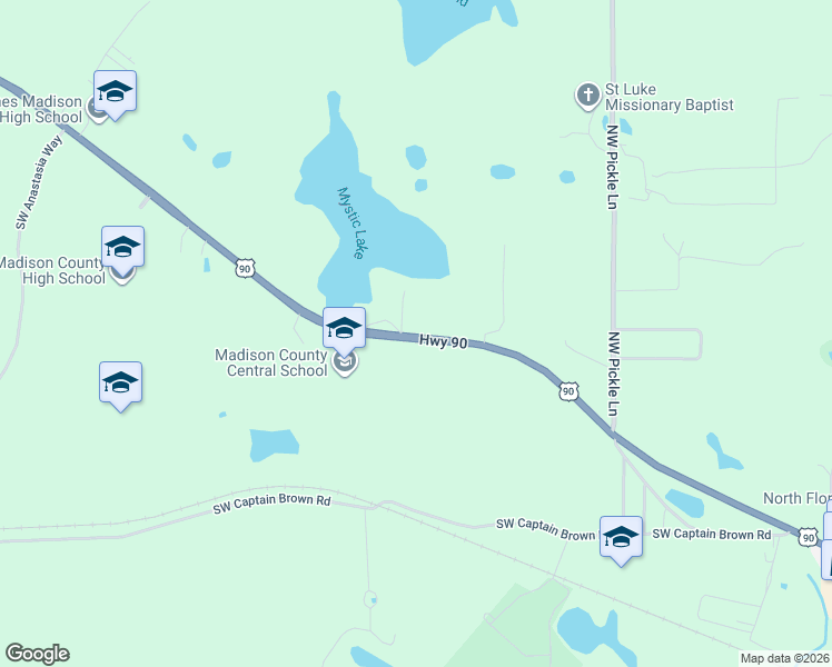 map of restaurants, bars, coffee shops, grocery stores, and more near 2015 U.S. 90 in Madison