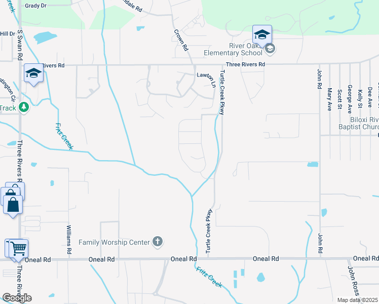 map of restaurants, bars, coffee shops, grocery stores, and more near 9 Tortoise Trail in Gulfport