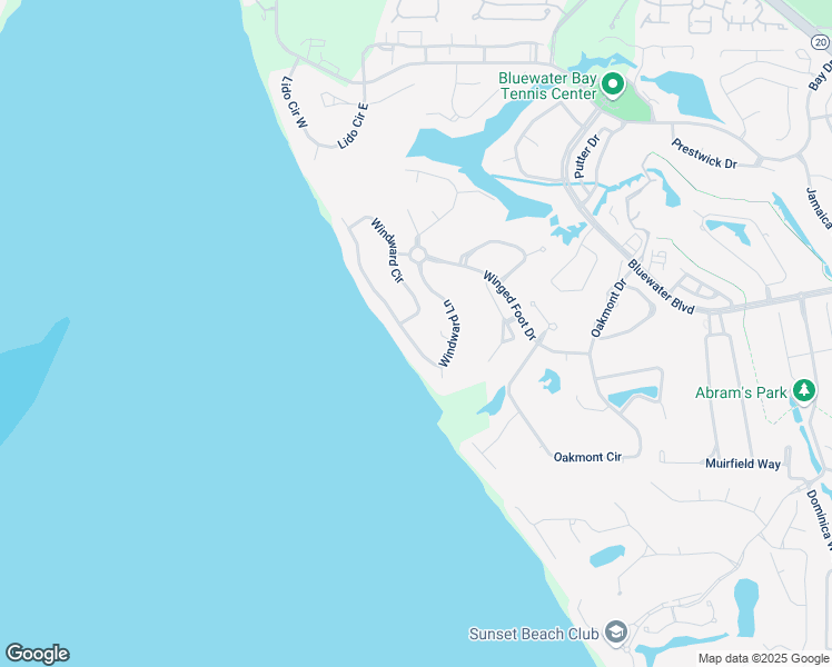 map of restaurants, bars, coffee shops, grocery stores, and more near 1348 Windward Circle in Niceville
